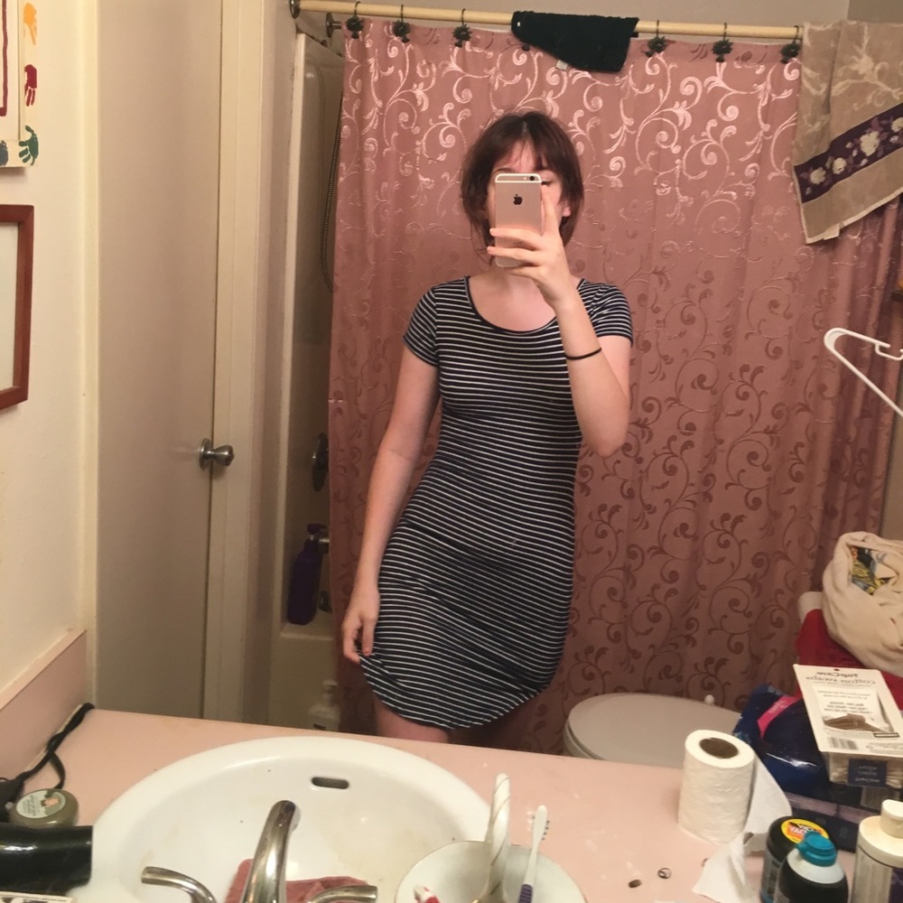 Casual striped dress